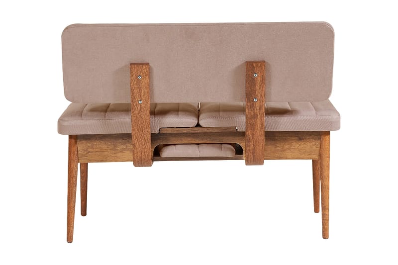 Valsot Sittebenk 110 cm - Mørkebrun/Grå - Møbler - Stoler & lenestoler - Benk