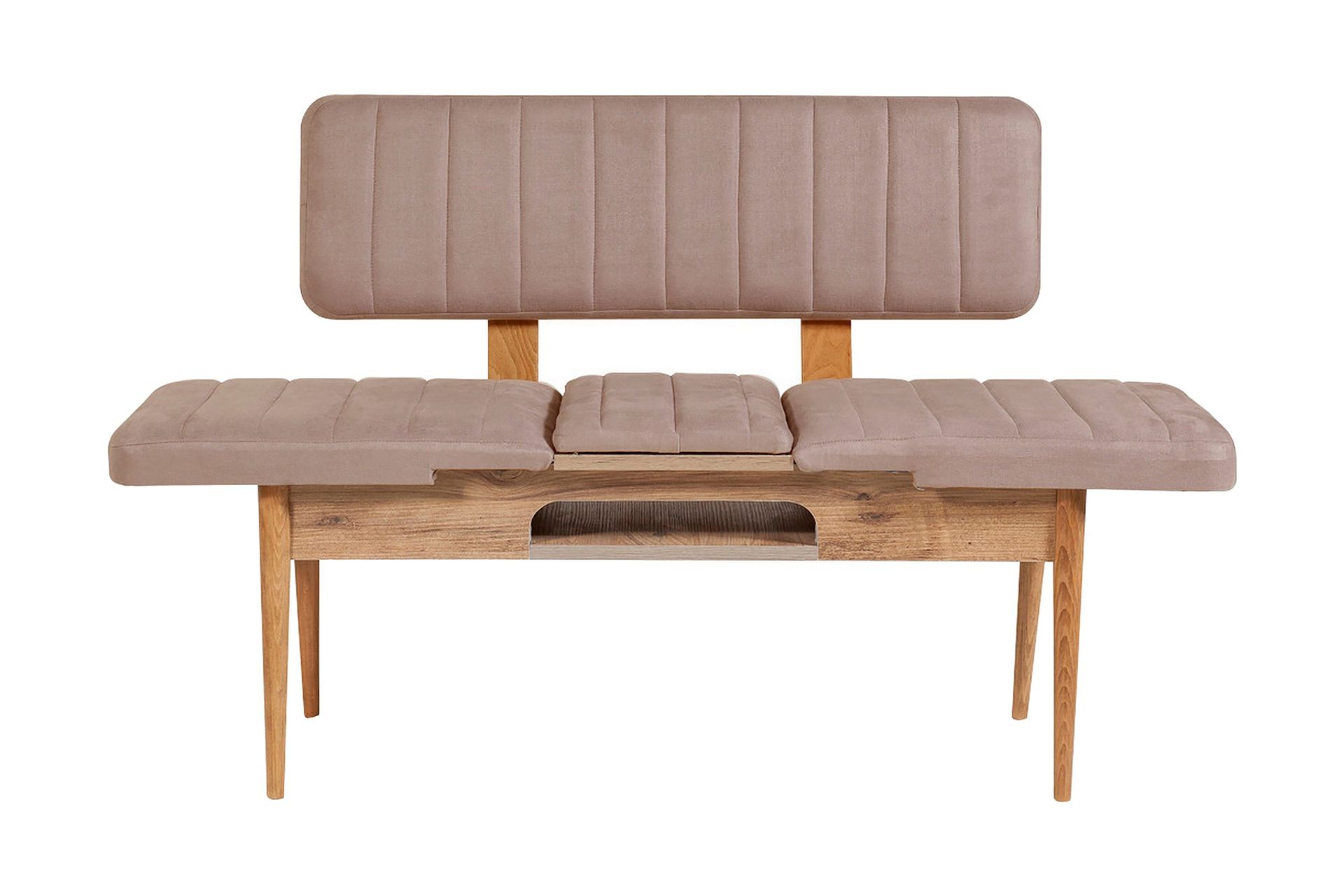 Valsot Sittebenk 110 cm - tre/natur/Grå