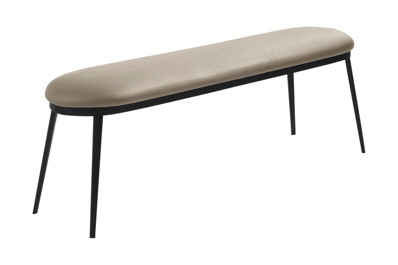 Vinusius Sittebenk 140 cm - Taupe - Møbler - Stoler & lenestoler - Benk - Entrebenk