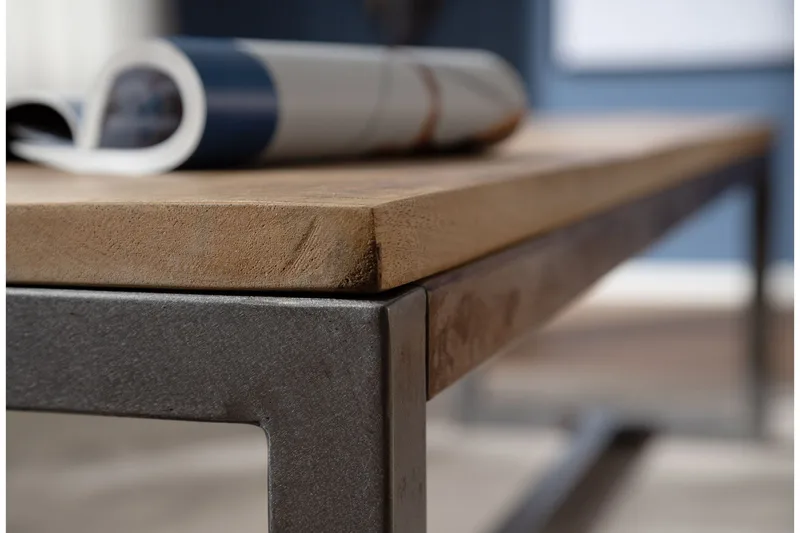 Willowdale Sittebenk 120 cm - Brun/Svart - Møbler - Stoler & lenestoler - Benk - Entrebenk - Entrebenk med oppbevaring