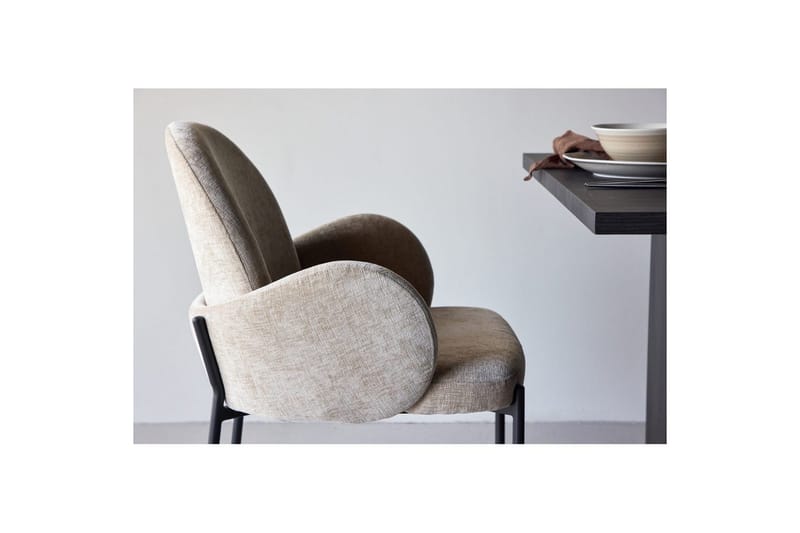 Bloom Spisestuestol - Beige - Møbler - Stoler & lenestoler - Karmstoler