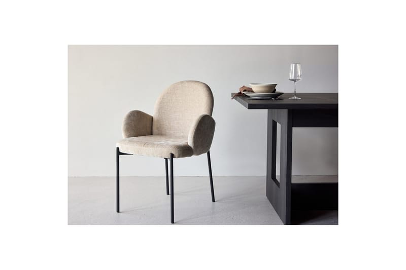 Bloom Spisestuestol - Beige - Møbler - Stoler & lenestoler - Spisestuestoler & kjøkkenstoler