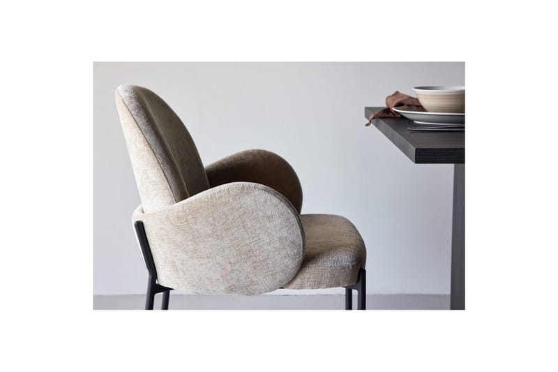 Bloom Spisestuestol - Beige - Møbler - Stoler & lenestoler - Spisestuestoler & kjøkkenstoler