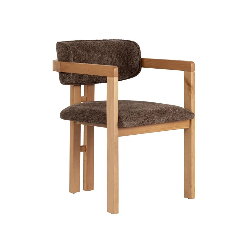 Bonavista Stol - brun og eik - Møbler - Stoler & lenestoler - Spisestuestoler & kjøkkenstoler