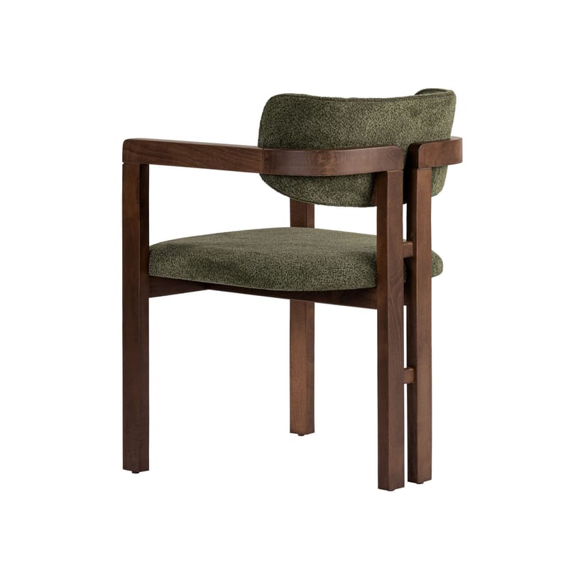 Bonavista Stol - grønn og mørk valnøtt - Møbler - Stoler & lenestoler - Spisestuestoler & kjøkkenstoler