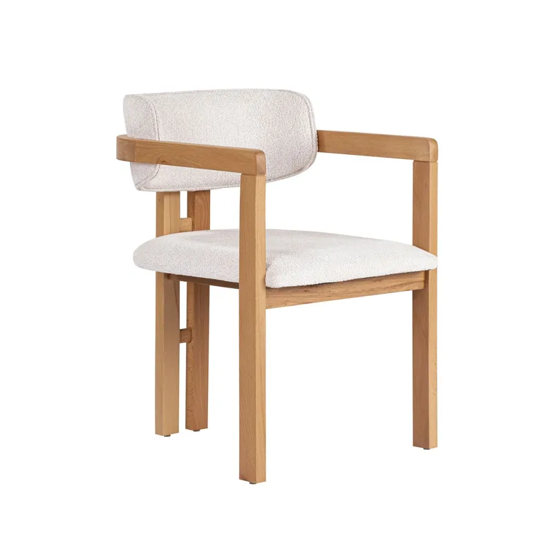 Bonavista Stol - hvit og eik - Møbler - Stoler & lenestoler - Spisestuestoler & kjøkkenstoler