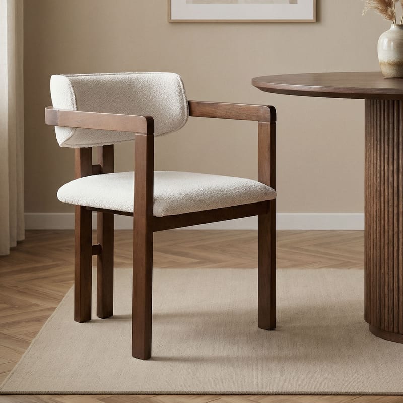 Bonavista Stol - hvit og mørk valnøtt - Møbler - Stoler & lenestoler - Spisestuestoler & kjøkkenstoler