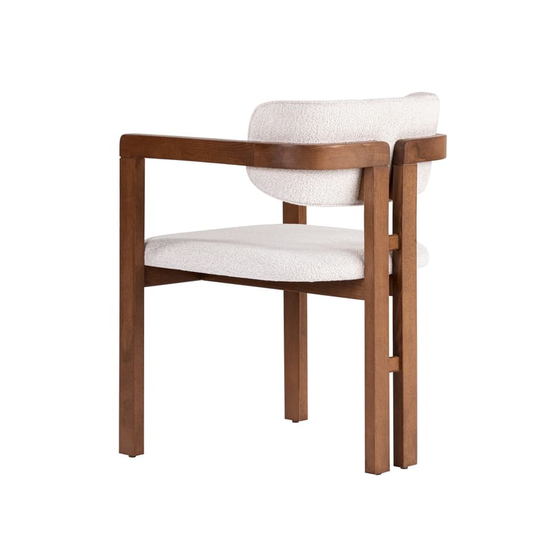 Bonavista Stol - hvit og valnøtt - Møbler - Stoler & lenestoler - Spisestuestoler & kjøkkenstoler