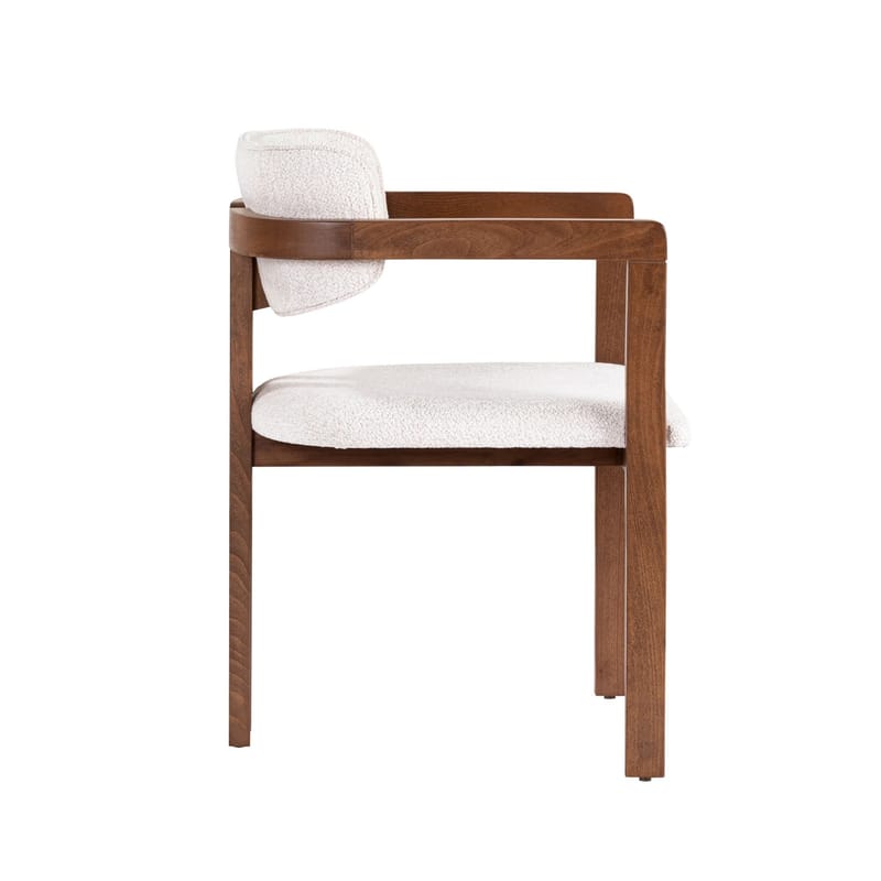 Bonavista Stol - hvit og valnøtt - Møbler - Stoler & lenestoler - Spisestuestoler & kjøkkenstoler