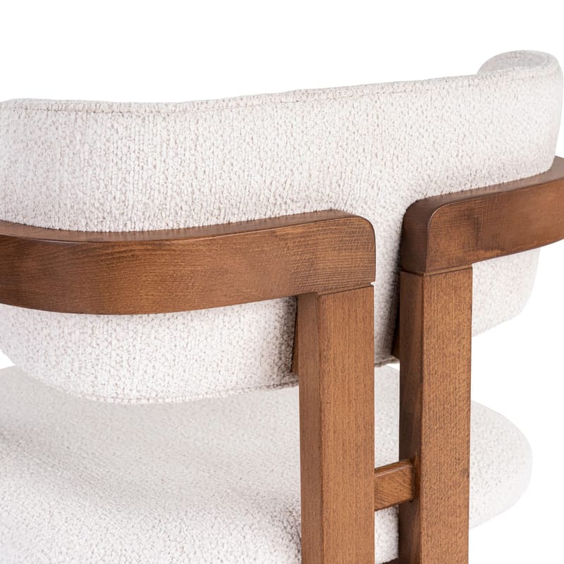 Bonavista Stol - hvit og valnøtt - Møbler - Stoler & lenestoler - Spisestuestoler & kjøkkenstoler