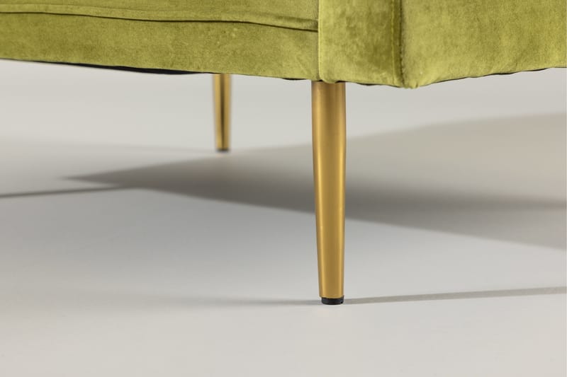 Boom Fløyelslenestol - Grønn - Møbler - Stoler & lenestoler - Lenestoler