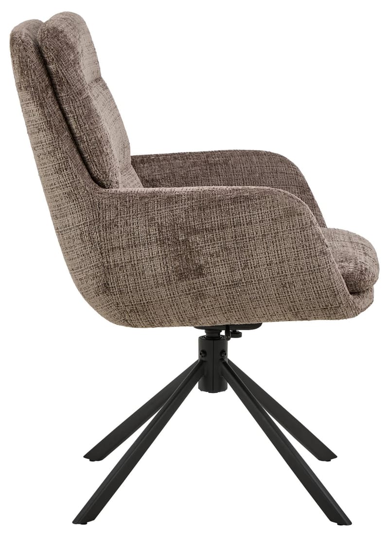 Brennor spisestol med armlener - Støvete brun - Møbler - Stoler & lenestoler - Spisestuestoler & kjøkkenstoler