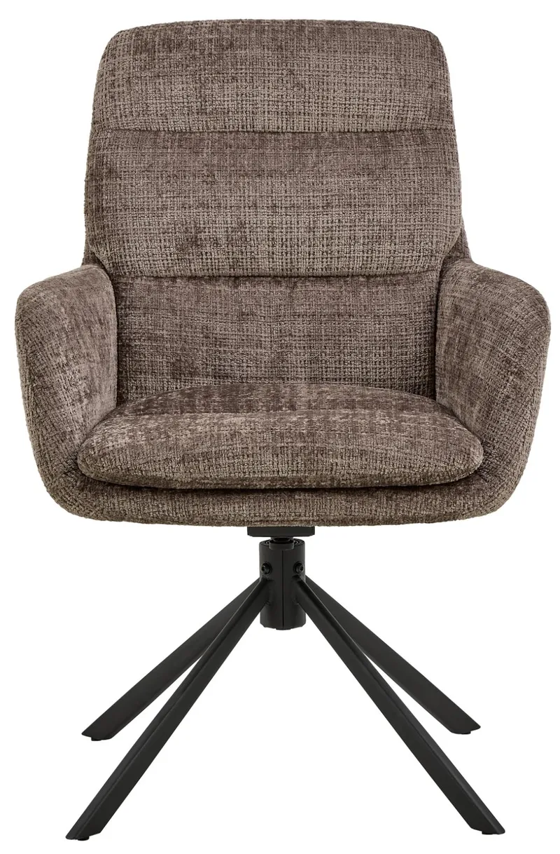 Brennor spisestol med armlener - Støvete brun - Møbler - Stoler & lenestoler - Spisestuestoler & kjøkkenstoler