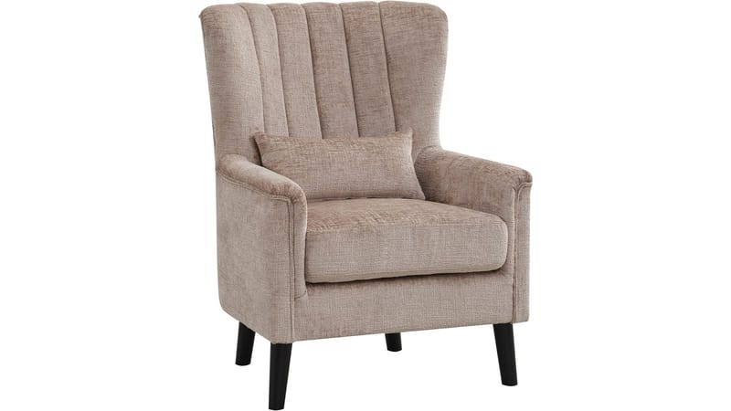 Brevalo lenestol i bouclé, Biscuit