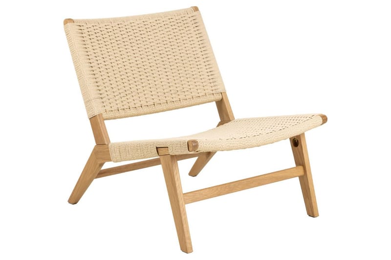 Brookmere Lounge-stol - Hvit - Møbler - Stoler & lenestoler - Lenestoler