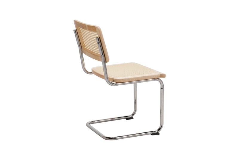 Build Spisestol - Natur/Krom - Møbler - Stoler & lenestoler - Spisestuestoler & kjøkkenstoler