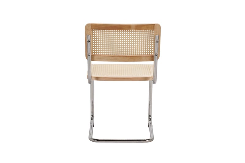 Builld Spisestol - Natur/Krom - Møbler - Stoler & lenestoler - Spisestuestoler & kjøkkenstoler