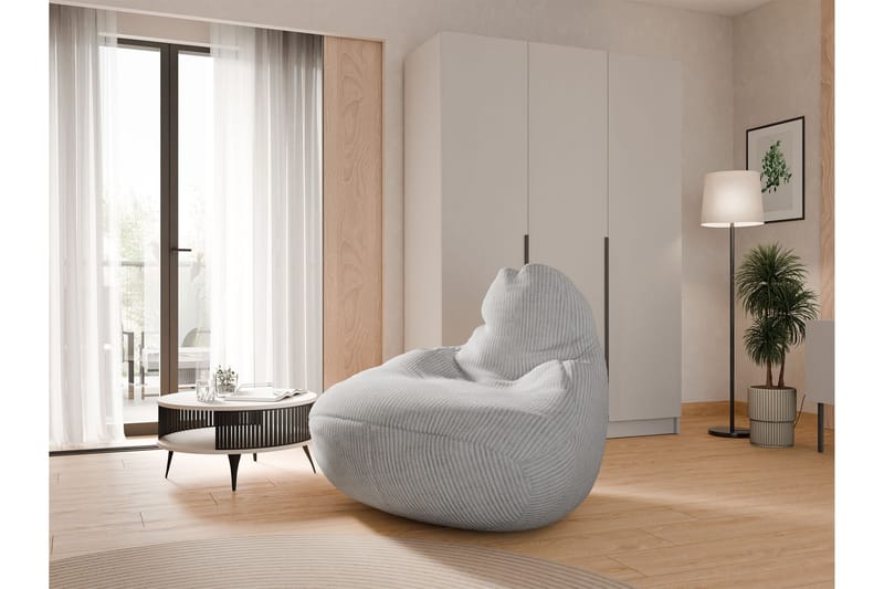 Buzzie Beanbag 85 cm 120x - Grå - Møbler - Stoler & lenestoler - Sittesekk & sakkosekk