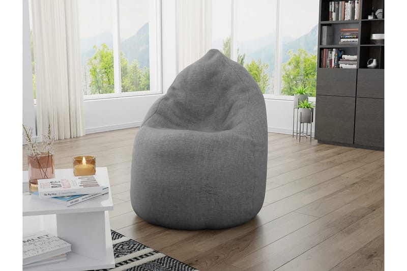 Buzzie Saccosekk 70 cm - Grå - Møbler - Stoler & lenestoler - Sittesekk & sakkosekk