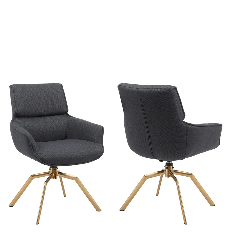 Calrosen Kontorstol 2-pakning, Grå