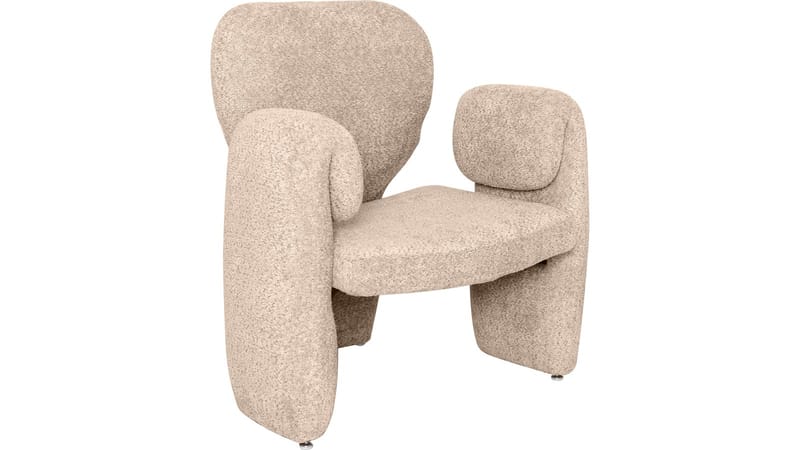 Calvero lenestol i stoff, Beige