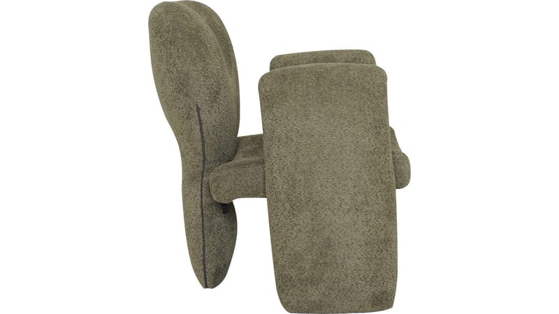 Calvero lenestol i stoff - Grønn - Møbler - Stoler & lenestoler - Lenestoler