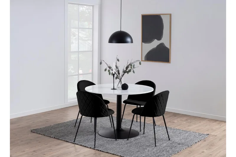 Caversfield Spisestol - Svart - Møbler - Stoler & lenestoler - Spisestuestoler & kjøkkenstoler