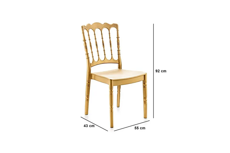 Clavon Spisestol - Lys Brun - Møbler - Stoler & lenestoler - Spisestuestoler & kjøkkenstoler