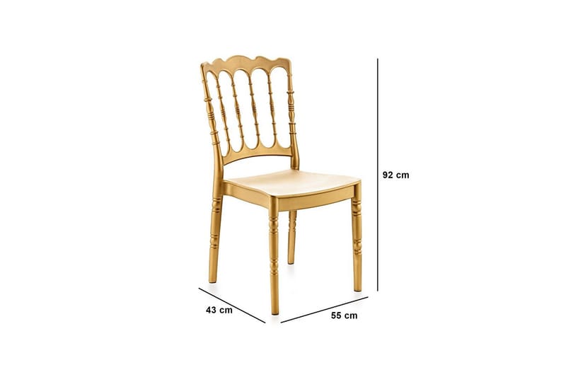 Clavon Spisestol - Lys Brun - Møbler - Stoler & lenestoler - Spisestuestoler & kjøkkenstoler