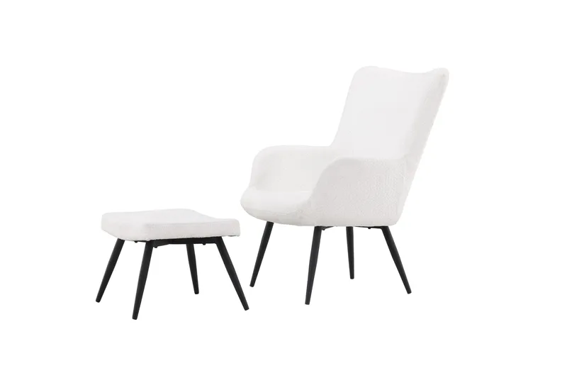 Como Lenestol - Sort - Møbler - Stoler & lenestoler - Lenestoler