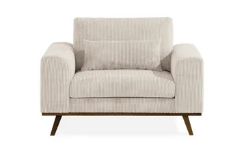 Copenhagen Lenestol Cordfløyel - Beige - Møbler - Stoler & lenestoler - Lenestoler