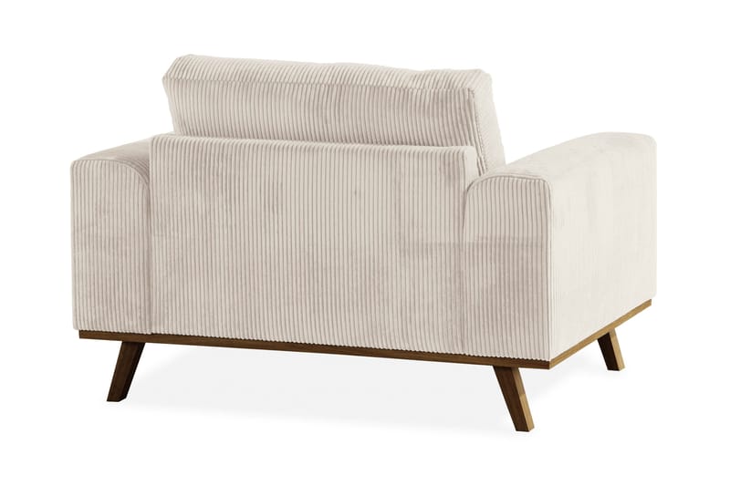 Copenhagen Lenestol i Kordfløyel - Beige - Møbler - Stoler & lenestoler - Lenestoler