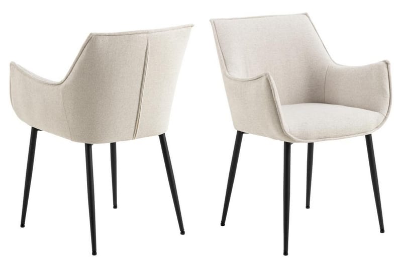 Crestlyn Lenestol - Beige - Møbler - Stoler & lenestoler - Spisestuestoler & kjøkkenstoler