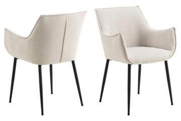 Crestlyn Lenestol - Beige - Møbler - Stoler & lenestoler - Spisestuestoler & kjøkkenstoler