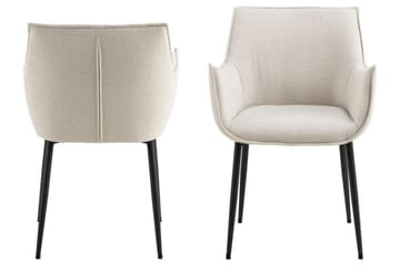 Crestlyn Lenestol - Beige - Møbler - Stoler & lenestoler - Spisestuestoler & kjøkkenstoler
