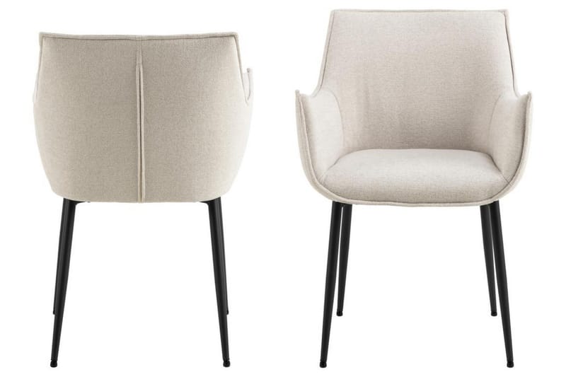 Crestlyn Lenestol - Beige - Møbler - Stoler & lenestoler - Spisestuestoler & kjøkkenstoler