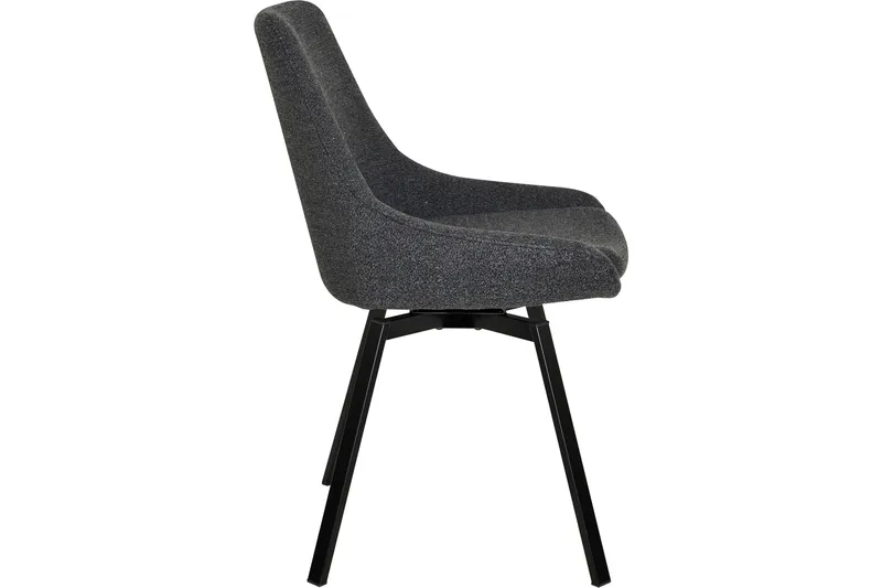 Delera Spisestol - Svart - Møbler - Stoler & lenestoler - Spisestuestoler & kjøkkenstoler