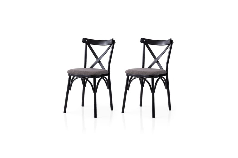Devereaux Spisestol - Svart/Grå - Møbler - Stoler & lenestoler - Spisestuestoler & kjøkkenstoler