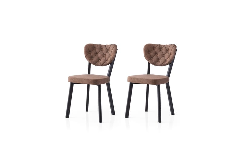 Duran Spisestol - Svart/Brun - Møbler - Stoler & lenestoler - Spisestuestoler & kjøkkenstoler