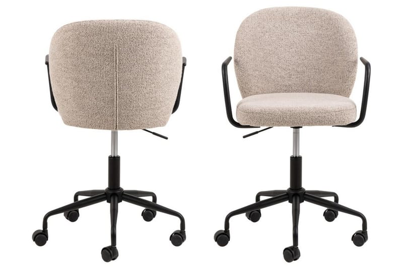Dursun Kontorstol - Beige - Møbler - Stoler & lenestoler - Kontorstol & skrivebordsstol