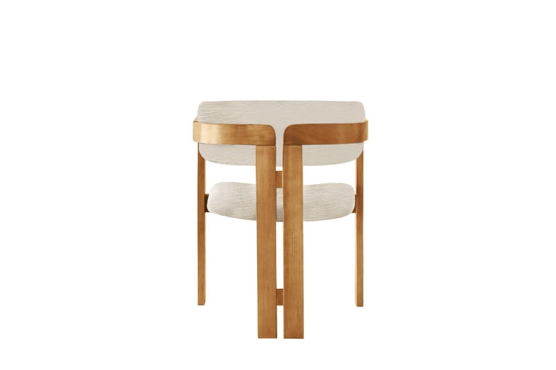 Dylana Lenestol - Lys grå/Eik - Møbler - Stoler & lenestoler - Spisestuestoler & kjøkkenstoler