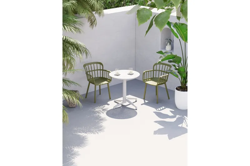 Dylon Lenestol - Khaki - Møbler - Stoler & lenestoler - Spisestuestoler & kjøkkenstoler