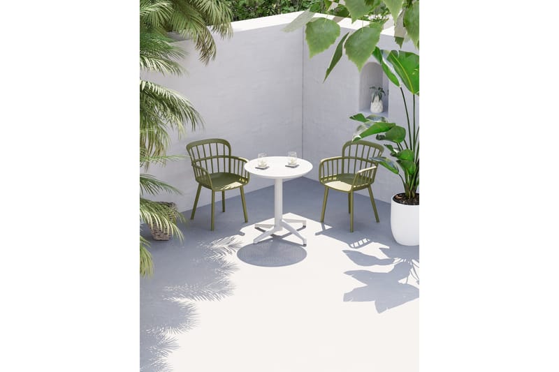 Dylon Lenestol - Khaki - Møbler - Stoler & lenestoler - Spisestuestoler & kjøkkenstoler