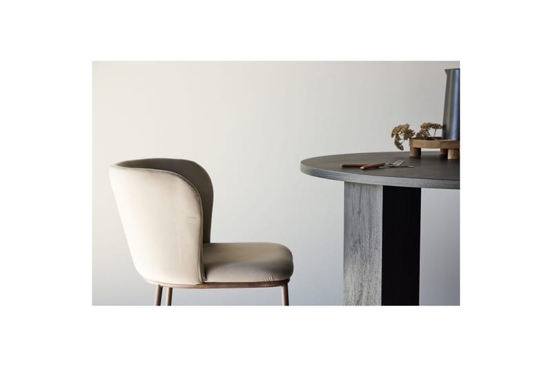 Edina Spisestol - Beige - Møbler - Stoler & lenestoler - Spisestuestoler & kjøkkenstoler
