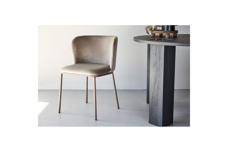Edina Spisestol - Beige - Møbler - Stoler & lenestoler - Spisestuestoler & kjøkkenstoler