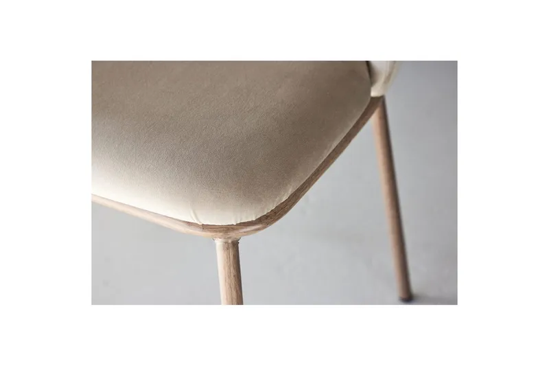 Edina Spisestol - Beige - Møbler - Stoler & lenestoler - Spisestuestoler & kjøkkenstoler