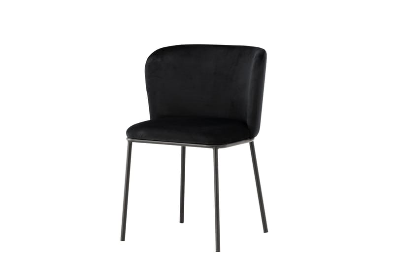 Edina Spisestol - Svart - Møbler - Stoler & lenestoler - Spisestuestoler & kjøkkenstoler