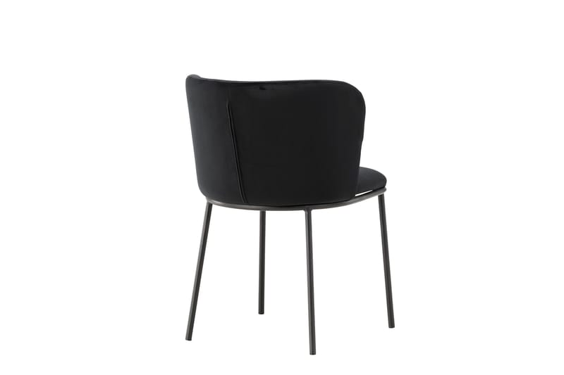 Edina Spisestol - Svart - Møbler - Stoler & lenestoler - Spisestuestoler & kjøkkenstoler