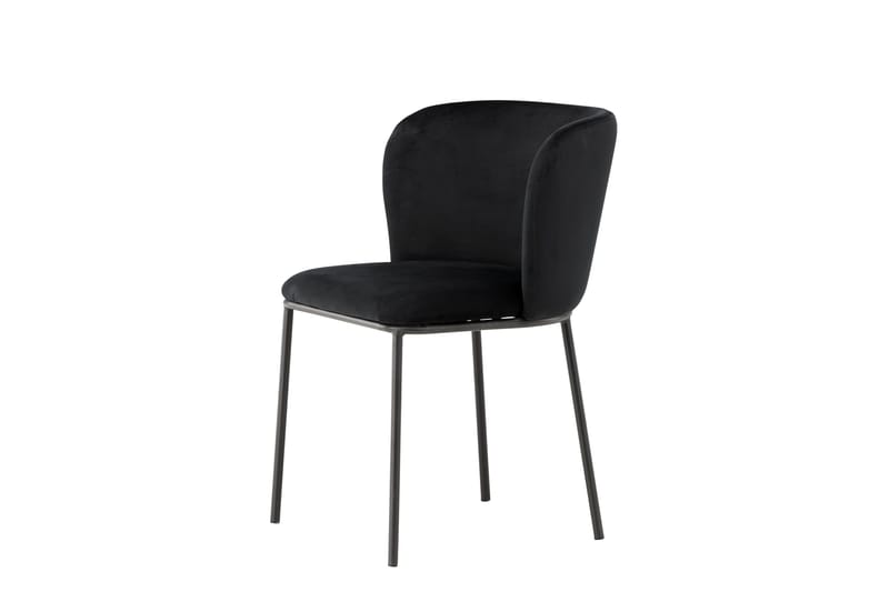 Edina Spisestol - Svart - Møbler - Stoler & lenestoler - Spisestuestoler & kjøkkenstoler