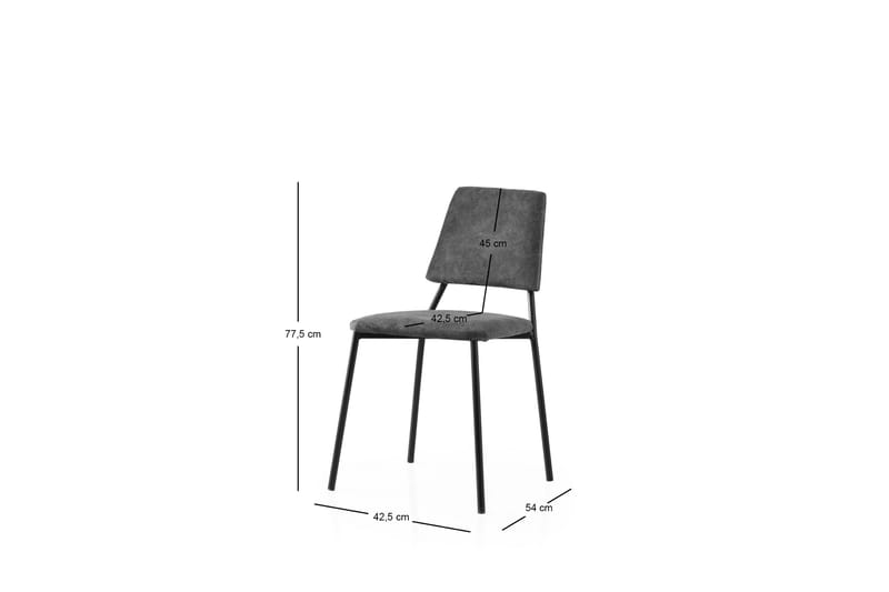 Elita Spisestol - Svart/Antrasitt - Møbler - Stoler & lenestoler - Spisestuestoler & kjøkkenstoler